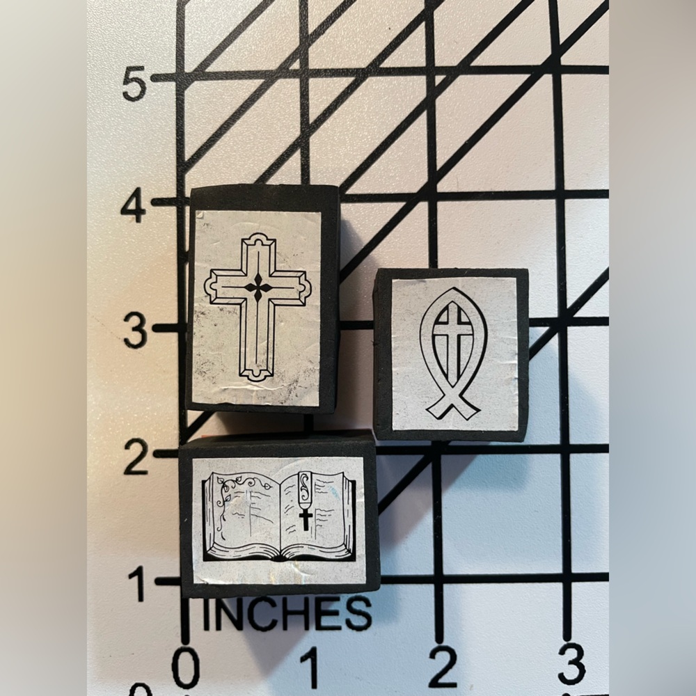 Christian Prayer Stamps -Retro